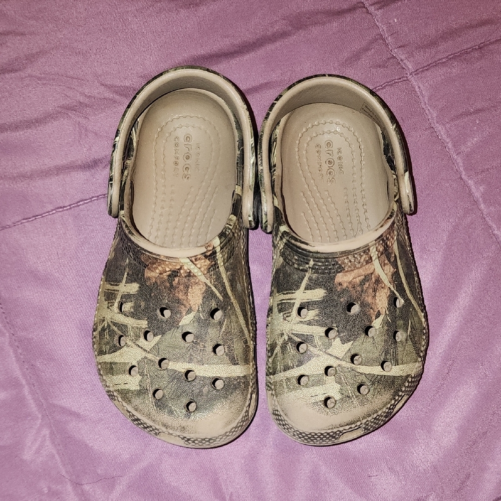 Crocs Kids Camo Clogs